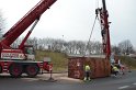 LKW umgestuerzt Niehler Hafen P262